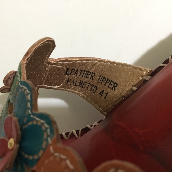 L’ARTISTE Spring Step ‘Palmetto’ leather sandals - Picture 9 of 16